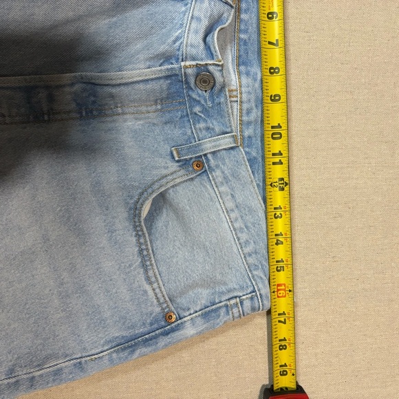 Levi’s 150th Anniversary Edition 501 Jeans Womens 32x32 Blue Straight Button Fly - Picture 9 of 10